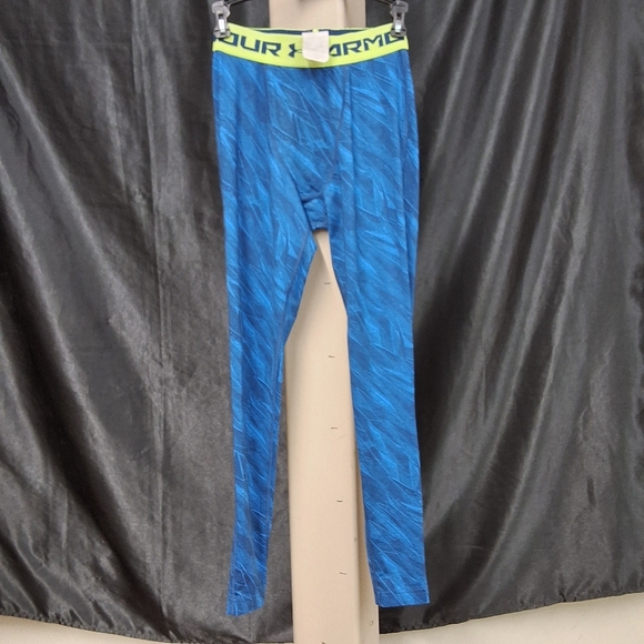 Under Armour Green and Blue Leggings for Active Comfort - Picture 9 of 13